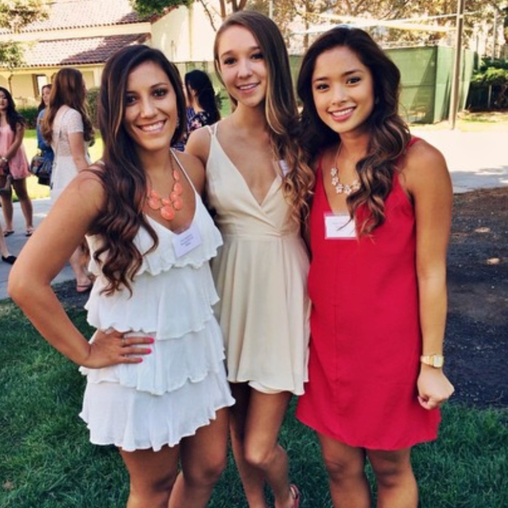 Cream dress